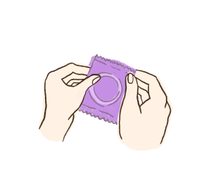 Internal condom - How to use 1