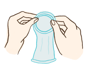 Internal condom - How to use 2